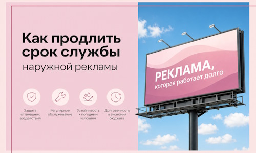 Как продлить срок службы наружной рекламы в  Солнечногорске